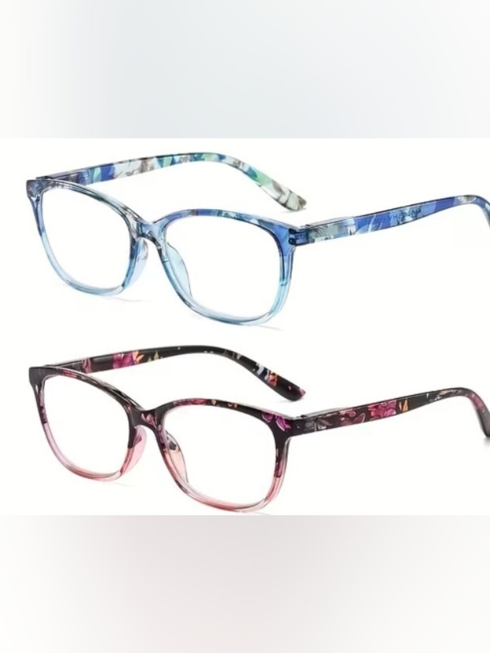 Set Of 2 Reading Glasses Blue Available In Strength 1.5, 3.0 Or 4.0